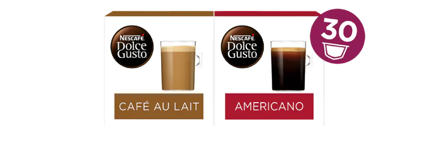 Кафе капсули големи пакети | NESCAFÉ® Dolce Gusto header image