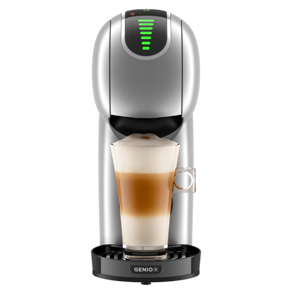 Фронтална визия на кафемашина NESCAFÉ® Dolce Gusto® Genio S Touch by Krups® - Silver